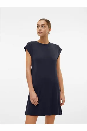 VERO MODA Mini-jurk VMAVA SL KNEE DRESS JRS NOOS