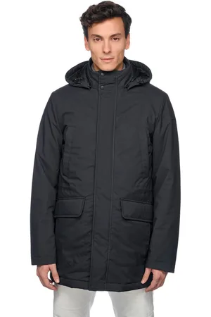 Geox Parka ANDALO met verborgen rits, afneembare capuchon, veel zakken