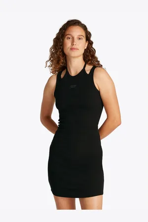 Tommy Hilfiger Mini-jurk TJW TIE DETAIL GMD SCRIPT DRESS