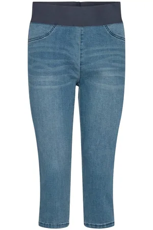 Freequent Caprilegging FQSHANTAL-CA-DENIM met extra brede band