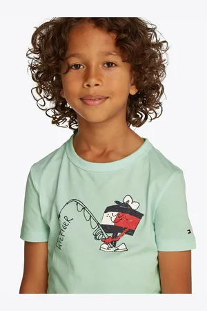 Tommy Hilfiger T-shirt FLAG FUN TEE SS met grafisch logo