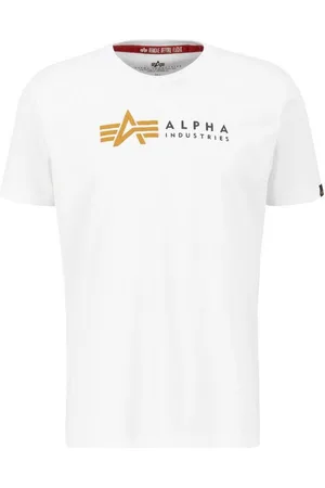 Alpha Industries T-shirt Men - T-Shirts Alpha Label T Puff Print