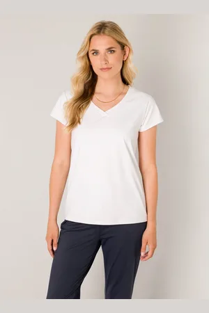 Base Level T-shirt Tilly met v-hals