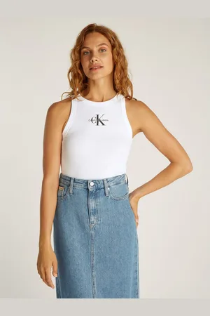 Calvin Klein Tanktop MONOLOGO RIB TANK TOP