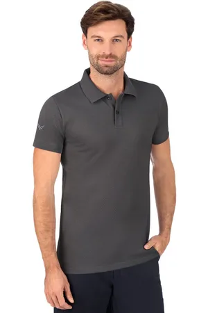 Trigema Poloshirt slim fit poloshirt van DELUXE-piqué (1-delig)