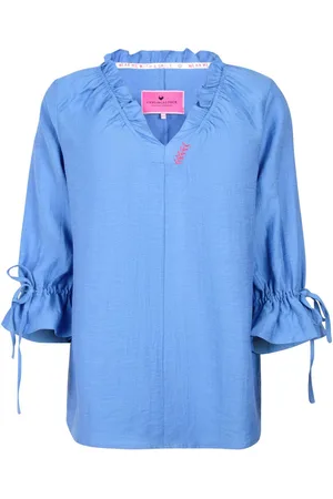 Lieblingsstück Blouse zonder sluiting met ruches