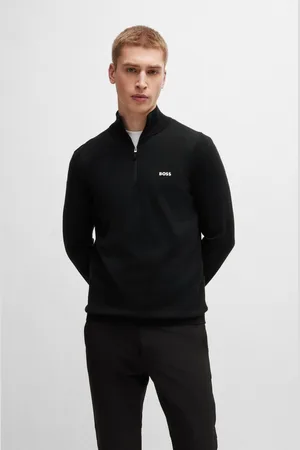 HUGO BOSS Gebreide trui Ever-X_QZ met een ritssluiting