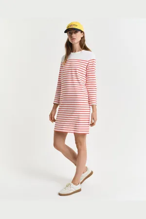 GANT Jerseyjurk REG 3/4 SLEEVE BRETON DRESS