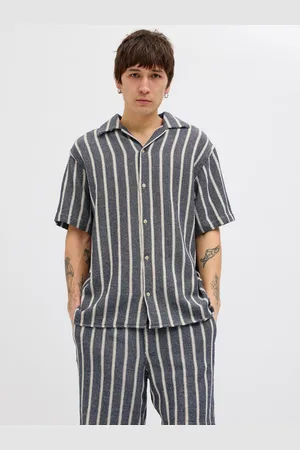 JACK & JONES Overhemd met korte mouwen JORCOBA STRIPE RESORT SHIRT SS SN