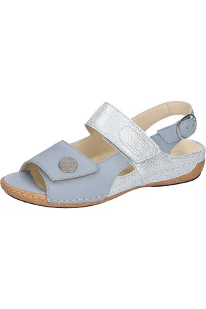 Waldläufer Sandalen HELIETT , zomerschoen, klittenbandschoen, sleehak, in comfortwijdte h (=zeer breed)