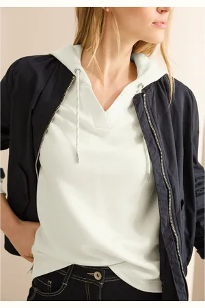 CECIL Shirt met lange mouwen met een capuchon