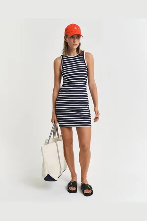 GANT Zomerjurk STRIPED TANK JERSEY DRESS