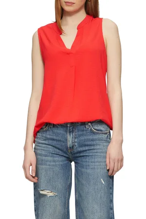 QS by s.Oliver Klassieke blouse mouwloos