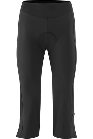 Gonso Fietsbroek Essential Tight 3/4 Flared W Dames fietsbroek met zitkussen, racebroek