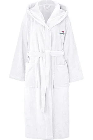 KangaROOS Uniseks badjas Cassidy, voor dames & heren, standaardlengte & extra lengte met zakken, mannen en vrouwen, katoen, reizen, hotel, sauna, s-3xl (1 stuk)