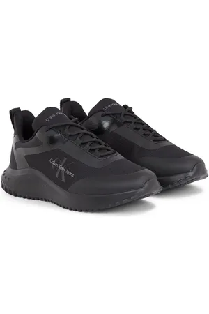 Calvin Klein Sneakers EVA RUNNER LOW LACE ML MIX met lichte profielzool, vrijetijdsschoen, lage schoen, veterschoen