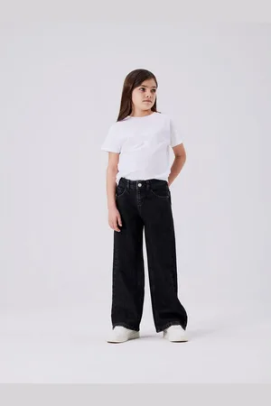 NAME IT Wijde jeans NKFROSE WIDE JEANS 5529-BE NOOS
