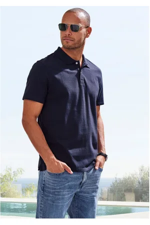 john devin Poloshirt met subtiele hoogwaardige logo-borduursel