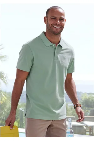john devin Poloshirt met subtiele hoogwaardige logo-borduursel