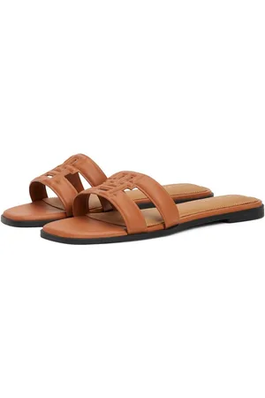 Tommy Hilfiger Slippers TH LOGO STRAP MULE , comfortabele schoen, zomerschoen, flats met th-logo