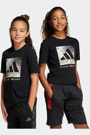 adidas T-shirt J CAMO LOGO TEE