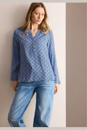 CECIL Blouse met lange mouwen met minimal-print