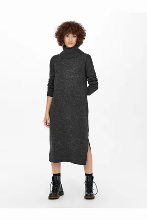 ONLY Gebreide jurk ONLBRANDIE L/S ROLL NECK DRESS