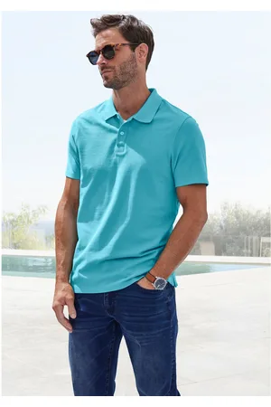 john devin Poloshirt met subtiele hoogwaardige logo-borduursel