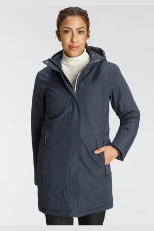 Polarino Functionele parka uit hardshellmateriaal met gelaste naden