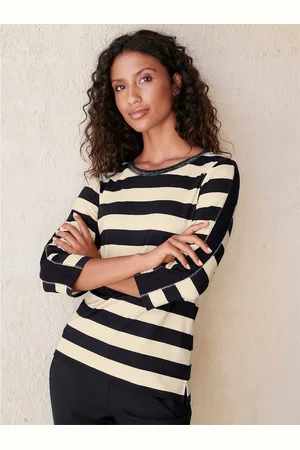 Heine Shirt met 3/4 mouwen Gedessineerd shirt (1-delig)