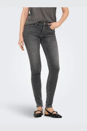 ONLY Skinny fit jeans ONLRINA MID WAIST PUSH UP SK BOX DNM