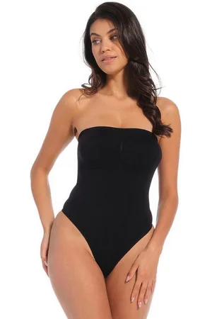 Magic Shaping-body Bandeau Thong Body Siliconen rand aan de bovenkant voorkomt uitrollen