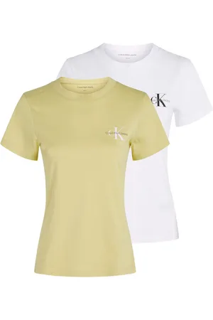 Calvin Klein T-shirt 2-PACK MONOLOGO SLIM TEE (Set van 2)