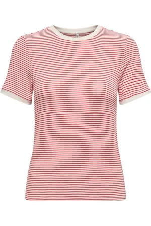 ONLY Shirt met korte mouwen ONLTINE S/S O-NECK TOP JRS