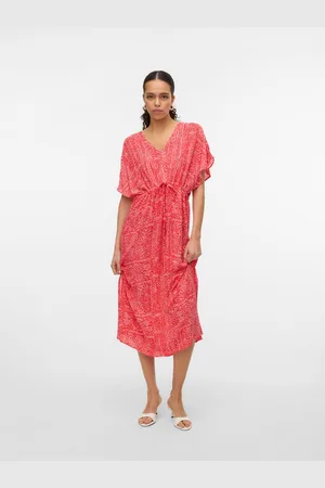 VERO MODA Maxi-jurk VMMENNY SS 7/8 KAFTAN WVN GA