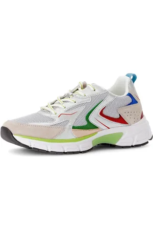 Gabor Sneakers met sleehak Florence , vrijetijdsschoen, lage schoen, veterschoen in comfortwijdte g (= breed)