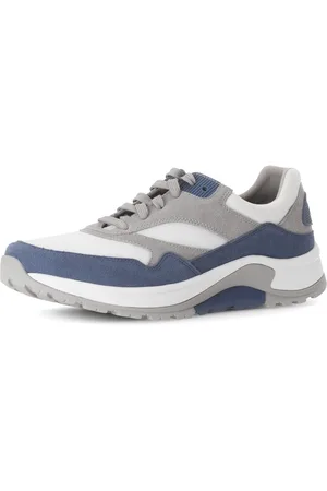 Gabor Sneakers met sleehak , vrijetijdsschoen, lage schoen, veterschoen met verwisselbaar voetbed, breedte g