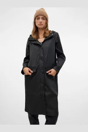 VERO MODA Regenjas VMMALOU COATED COAT NOOS