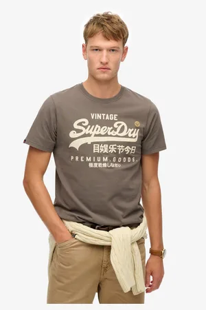 Superdry Shirt met ronde hals VL WORKWEAR RELAXED TEE