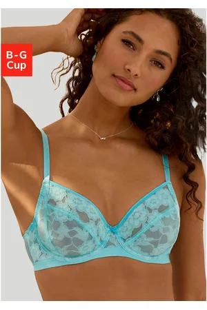 Lascana Beugel-bh van delicate, elastische jacquard kant en fijn mesh, sexy lingerie