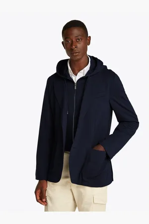 Tommy Hilfiger Colbert DC PUNTO MILANO HOOD BLAZER met uitneembare capuchon-inlay