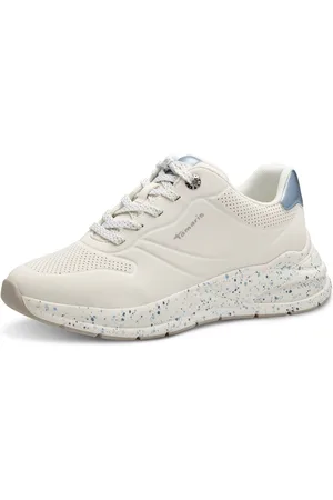 Tamaris Sneakers met gespikkelde zool, vrijetijdsschoen, lage schoen, veterschoen