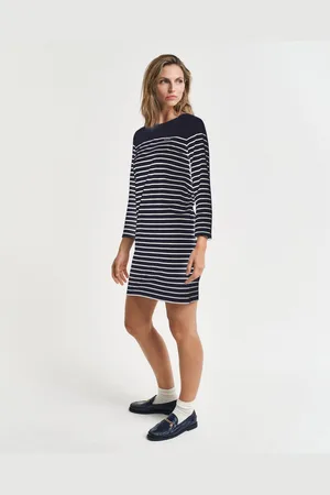 GANT Jerseyjurk REG 3/4 SLEEVE BRETON DRESS