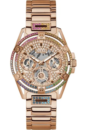 Guess Multifunctioneel horloge Queen Horloge, quartz, dameshorloge, analoog, siliconen band