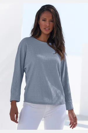 vivance collection 2-in-1-shirt Om op te rollen van kreukvrije crêpe-kwaliteit