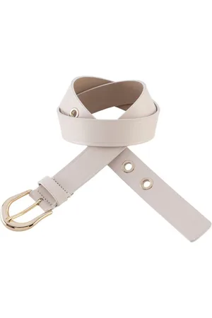 HUGO BOSS Leren riem Carol-Ey_Sz30 met goudkleurige pingesp