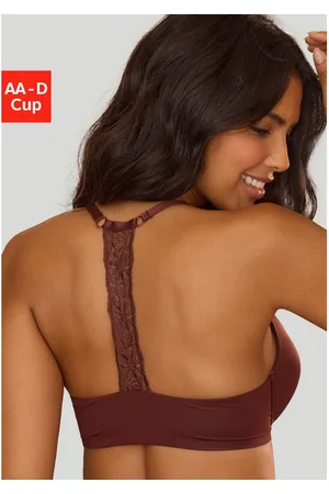 Lascana Push-up-bh met beugel en decoratief borduurband op de rug, sexy lingerie
