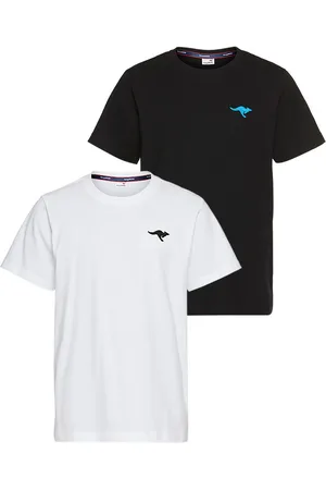 KangaROOS T-shirt 2-pack T-shirts met kleine borduursel (set, 2-delig)