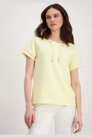 monari Sweatshirt met koorddoorvoer