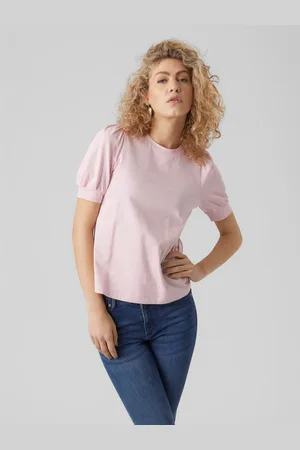 VERO MODA T-shirt VMKERRY 2/4 O-NECK TOP VMA JRS NOOS